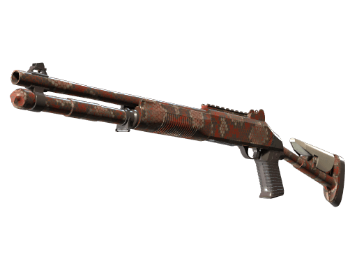 XM1014 | Red Python (Battle-Scarred)