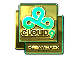 Sticker | Cloud9 (Gold) | DreamHack 2014