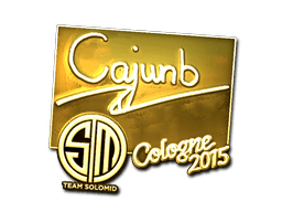 Sticker | cajunb (Gold) | Cologne 2015