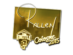 Sticker | rallen (Gold) | Cologne 2015