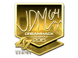 Sticker | jdm64 (Gold) | Cluj-Napoca 2015