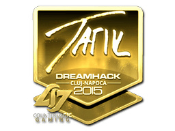 Sticker | tarik (Gold) | Cluj-Napoca 2015