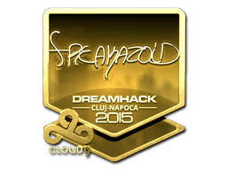 Sticker | freakazoid (Gold) | Cluj-Napoca 2015