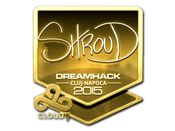 Sticker | shroud (Gold) | Cluj-Napoca 2015