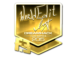 Sticker | WorldEdit (Gold) | Cluj-Napoca 2015