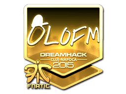 Sticker | olofmeister (Gold) | Cluj-Napoca 2015