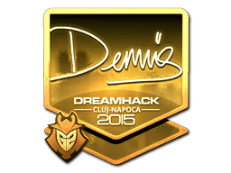 Sticker | dennis (Gold) | Cluj-Napoca 2015