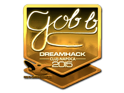 Sticker | gob b (Gold) | Cluj-Napoca 2015