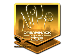 Sticker | NiKo (Gold) | Cluj-Napoca 2015