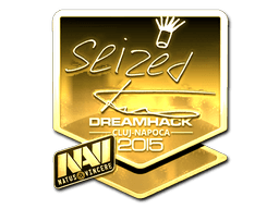 Sticker | seized (Gold) | Cluj-Napoca 2015