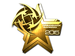 Sticker | Ninjas in Pyjamas (Gold) | Cluj-Napoca 2015