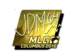 Sticker | jdm64 (Gold) | MLG Columbus 2016