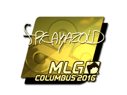 Sticker | freakazoid (Gold) | MLG Columbus 2016