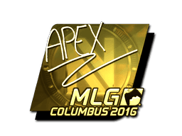 Sticker | apEX (Gold) | MLG Columbus 2016