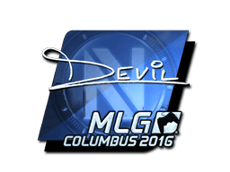 Sticker | DEVIL (Foil) | MLG Columbus 2016