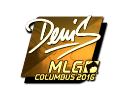 Sticker | denis (Gold) | MLG Columbus 2016