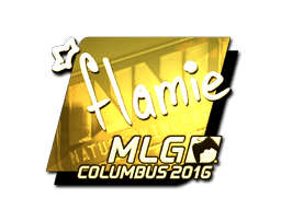 Sticker | flamie (Gold) | MLG Columbus 2016