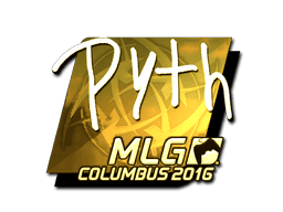 Sticker | pyth (Gold) | MLG Columbus 2016