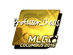Sticker | Professor_Chaos (Gold) | MLG Columbus 2016