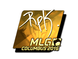 Sticker | RpK (Gold) | MLG Columbus 2016