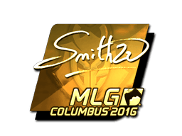 Sticker | SmithZz (Gold) | MLG Columbus 2016