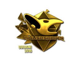 Sticker | mousesports (Gold) | Cologne 2016