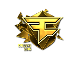 Sticker | FaZe Clan (Gold) | Cologne 2016