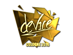 Sticker | device (Gold) | Cologne 2016