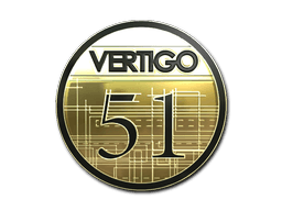 Sticker | Vertigo (Gold)