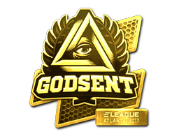 Sticker | GODSENT (Gold) | Atlanta 2017