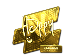 Sticker | Happy (Gold) | Atlanta 2017