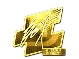 Sticker | fox (Gold) | Atlanta 2017