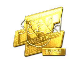 Sticker | seized (Gold) | Atlanta 2017