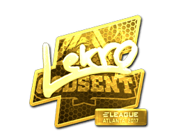 Sticker | Lekr0 (Gold) | Atlanta 2017