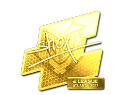 Sticker | shox (Gold) | Atlanta 2017