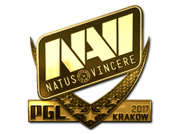 Sticker | Natus Vincere (Gold) | Krakow 2017