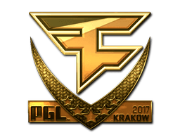 Sticker | FaZe Clan (Gold) | Krakow 2017