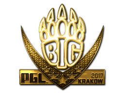 Sticker | BIG (Gold) | Krakow 2017