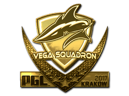 Sticker | Vega Squadron (Gold) | Krakow 2017