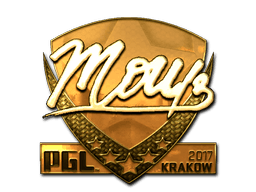 Sticker | mou (Gold) | Krakow 2017