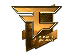 Sticker | FaZe Clan (Gold) | Boston 2018