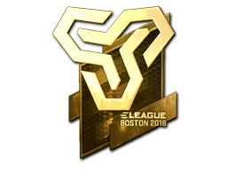 Sticker | Space Soldiers (Gold) | Boston 2018