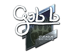 Sticker | gob b (Foil) | Boston 2018