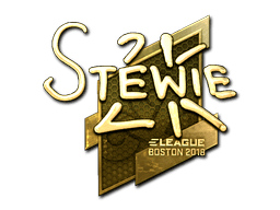Sticker | Stewie2K (Gold) | Boston 2018