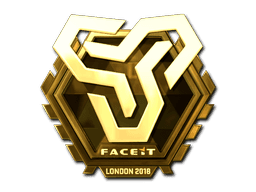Sticker | Space Soldiers (Gold) | London 2018