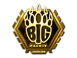 Sticker | BIG (Gold) | London 2018