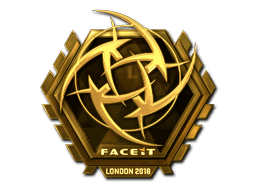 Sticker | Ninjas in Pyjamas (Gold) | London 2018