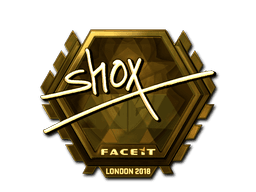 Sticker | shox (Gold) | London 2018