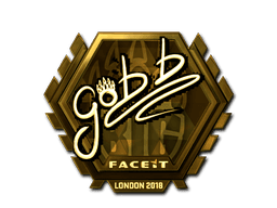 Sticker | gob b (Gold) | London 2018