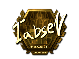 Sticker | tabseN (Gold) | London 2018